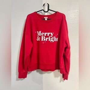 Wondershop | Holiday Red Crew Neck Sweater | Size XXL